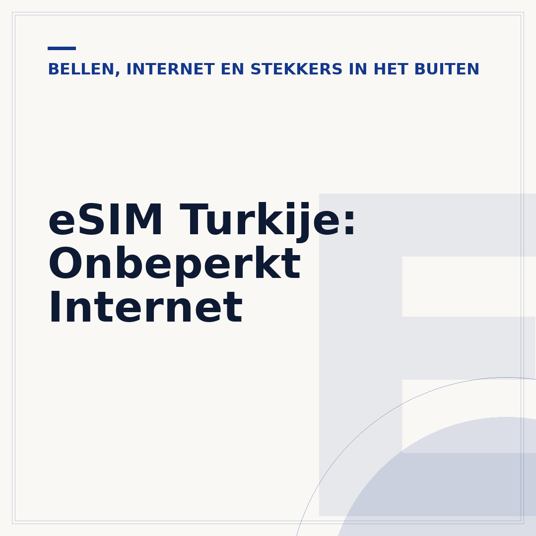 eSIM Turkije: Onbeperkt Internet