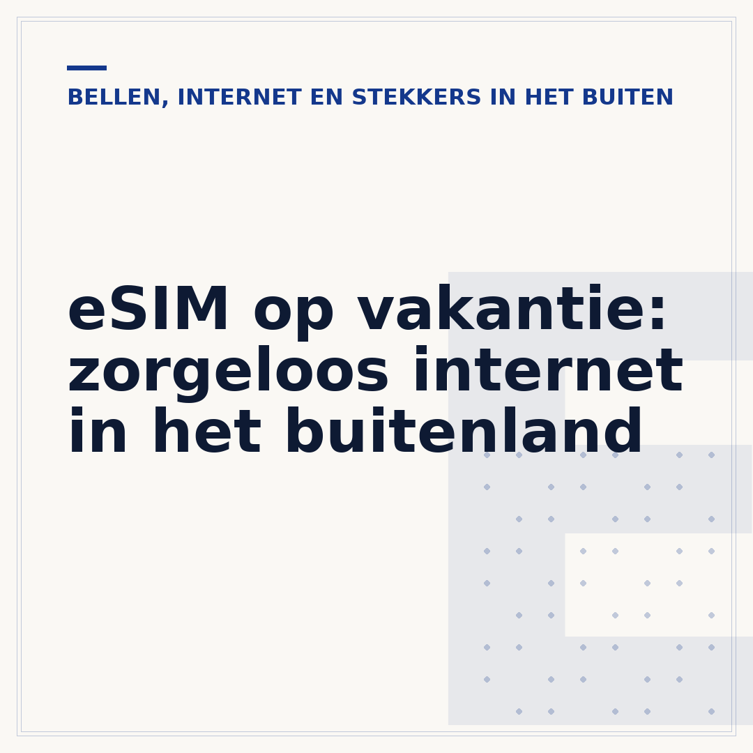 eSIM op vakantie: zorgeloos internet in het buitenland