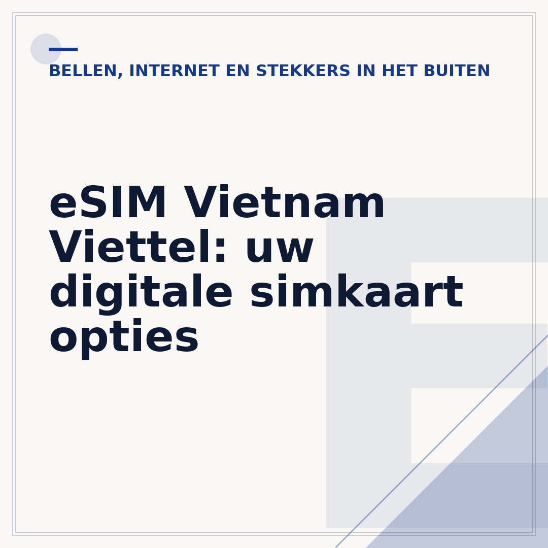 eSIM Vietnam Viettel: uw digitale simkaart opties
