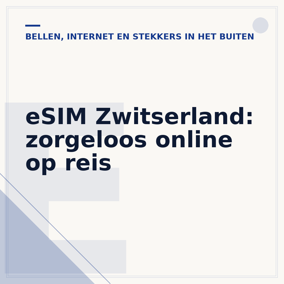 eSIM Zwitserland: zorgeloos online op reis