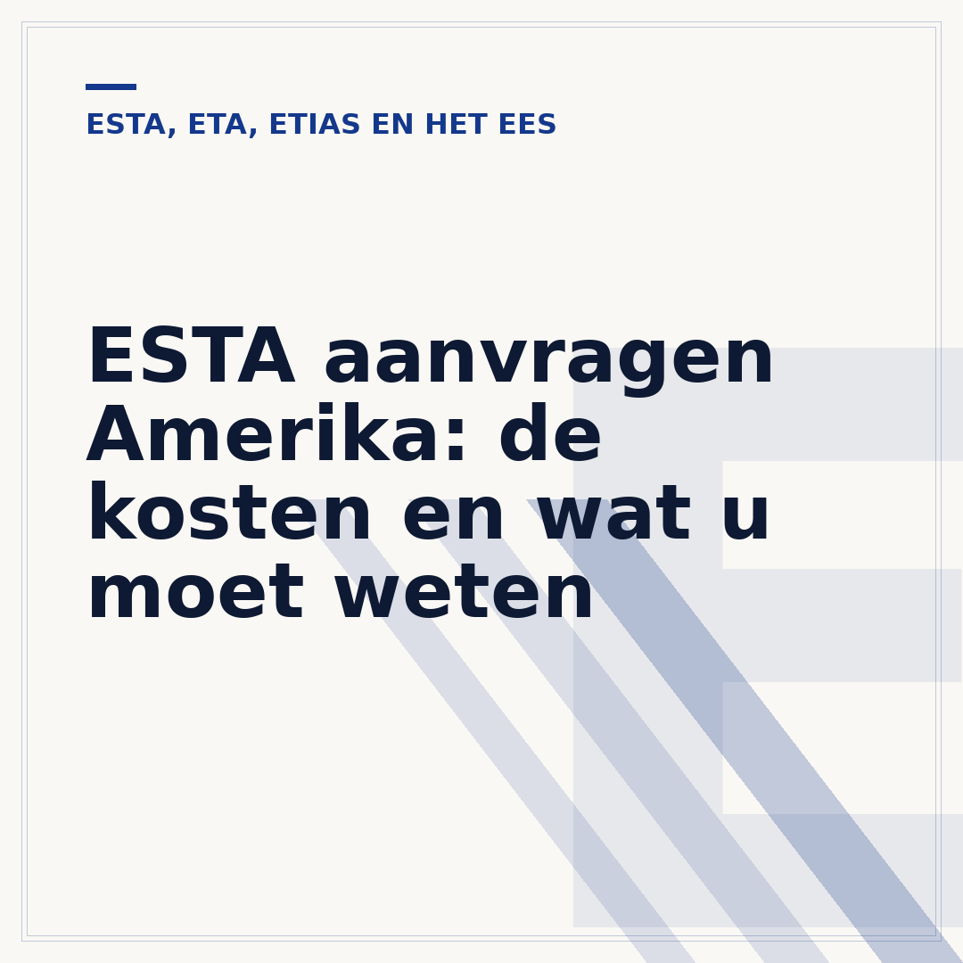 ESTA aanvragen Amerika: de kosten en wat u moet weten