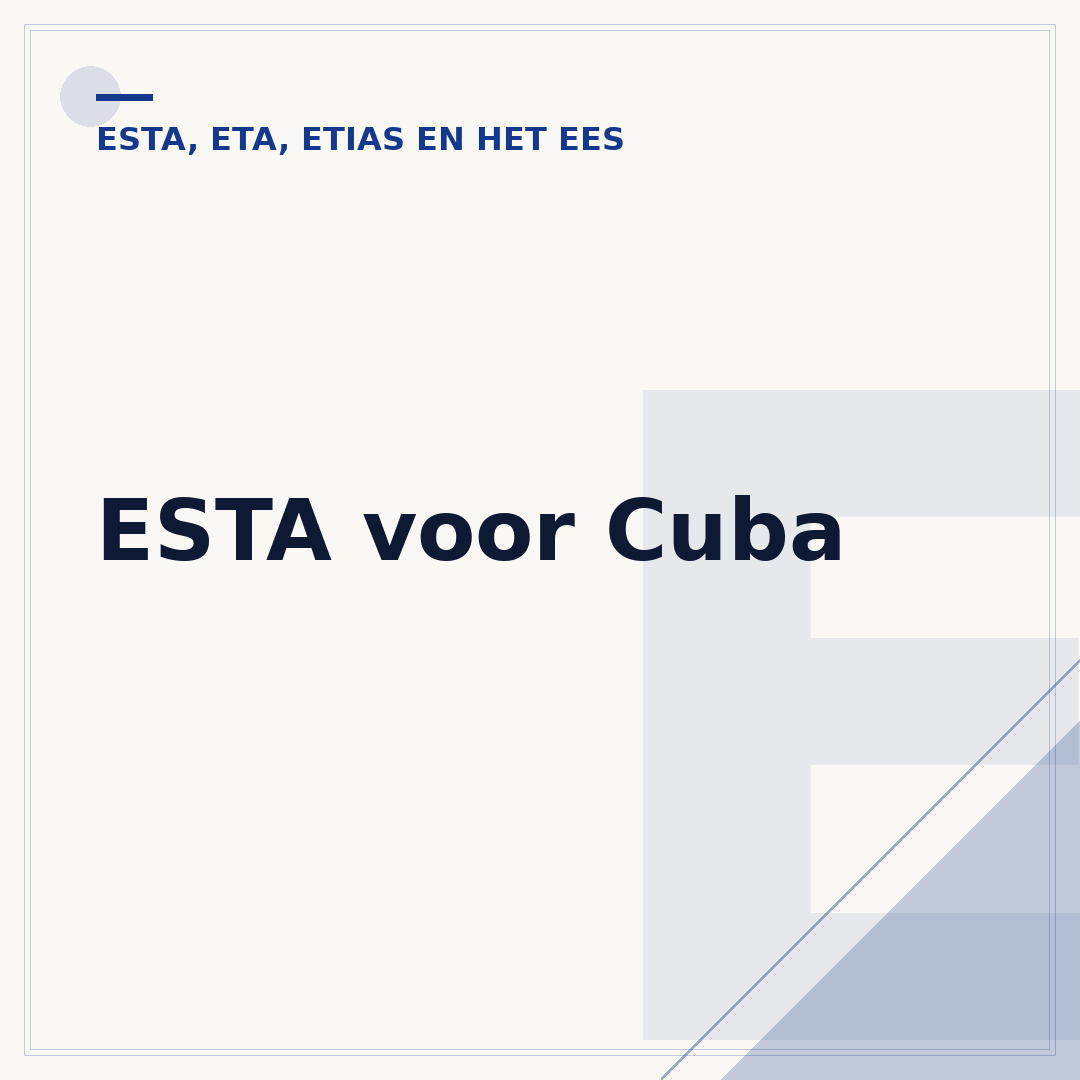 ESTA voor Cuba