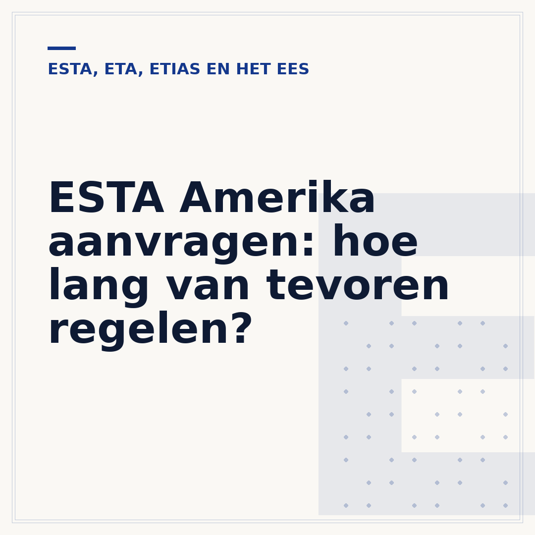 ESTA Amerika aanvragen: hoe lang van tevoren regelen?