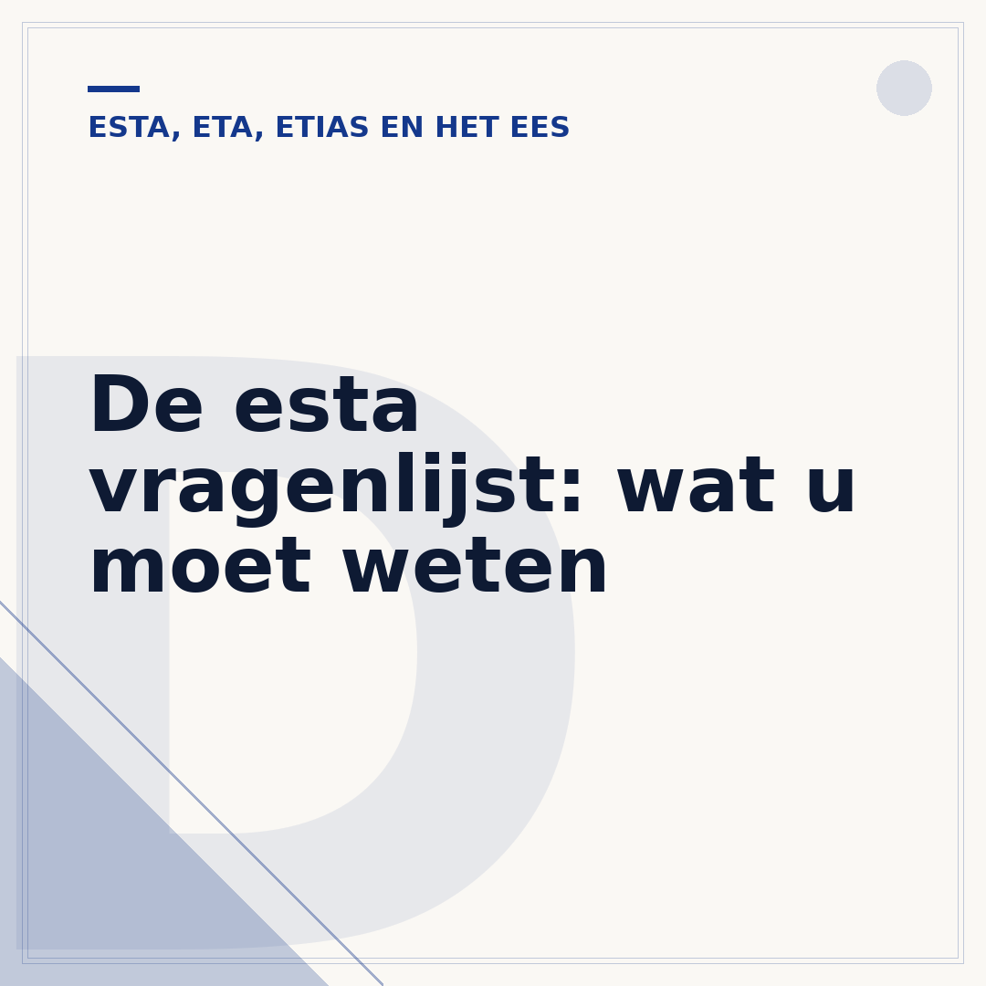 De esta vragenlijst: wat u moet weten