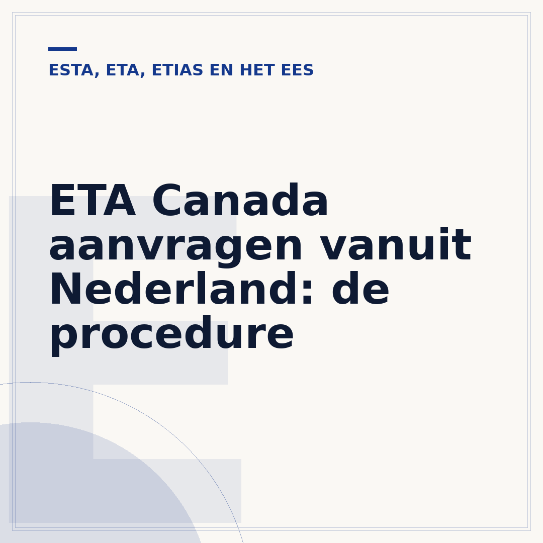 ETA Canada aanvragen vanuit Nederland: de procedure