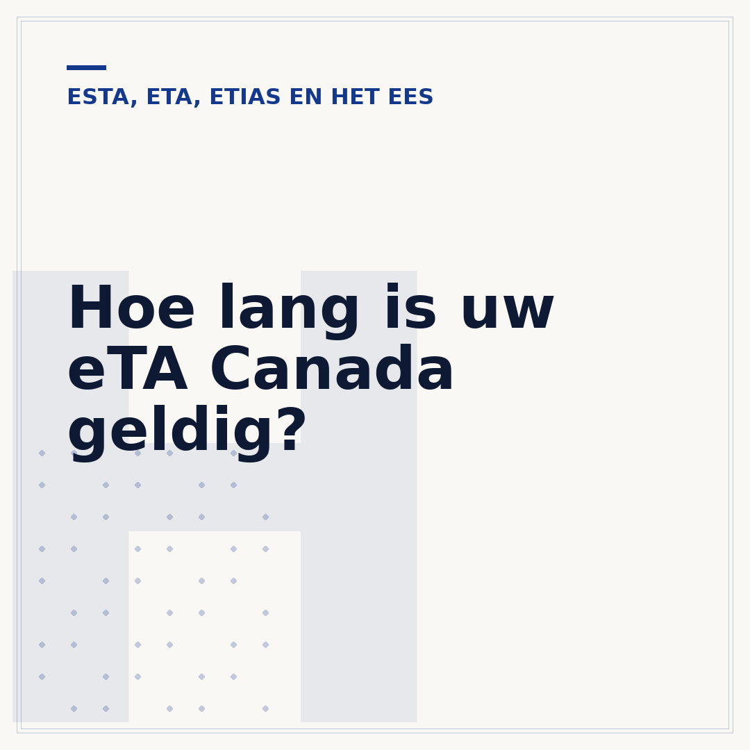 Hoe lang is uw eTA Canada geldig?