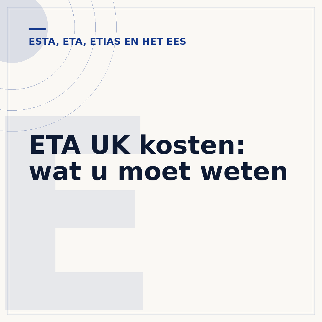 ETA UK kosten: wat u moet weten
