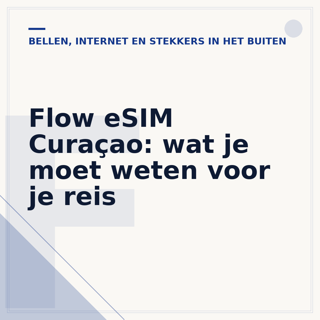 Flow eSIM Curaçao: wat je moet weten voor je reis