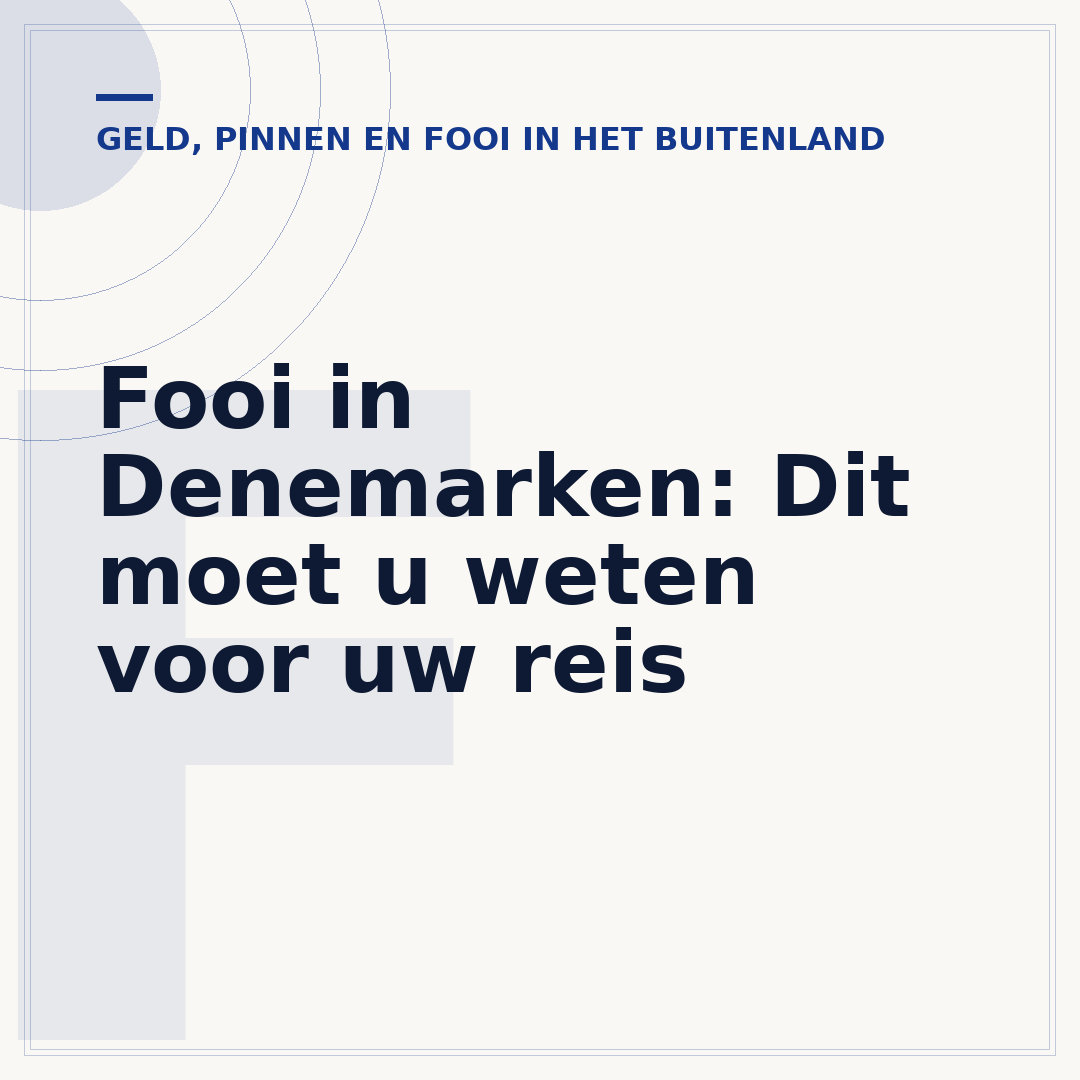 Fooi in Denemarken: Dit moet u weten voor uw reis