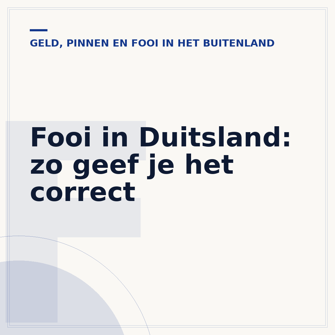 Fooi in Duitsland: zo geef je het correct