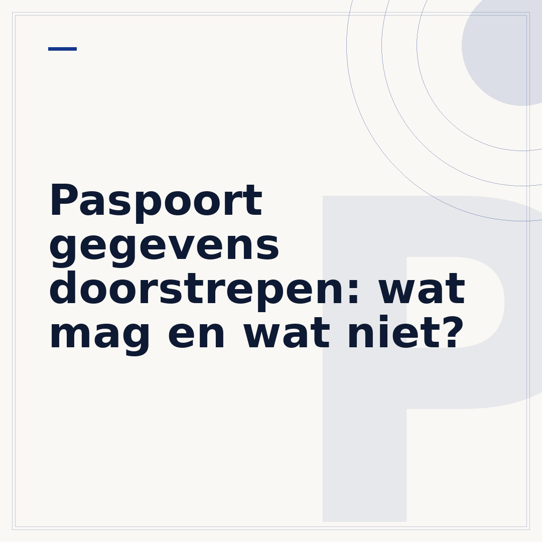 Paspoort gegevens doorstrepen: wat mag en wat niet?