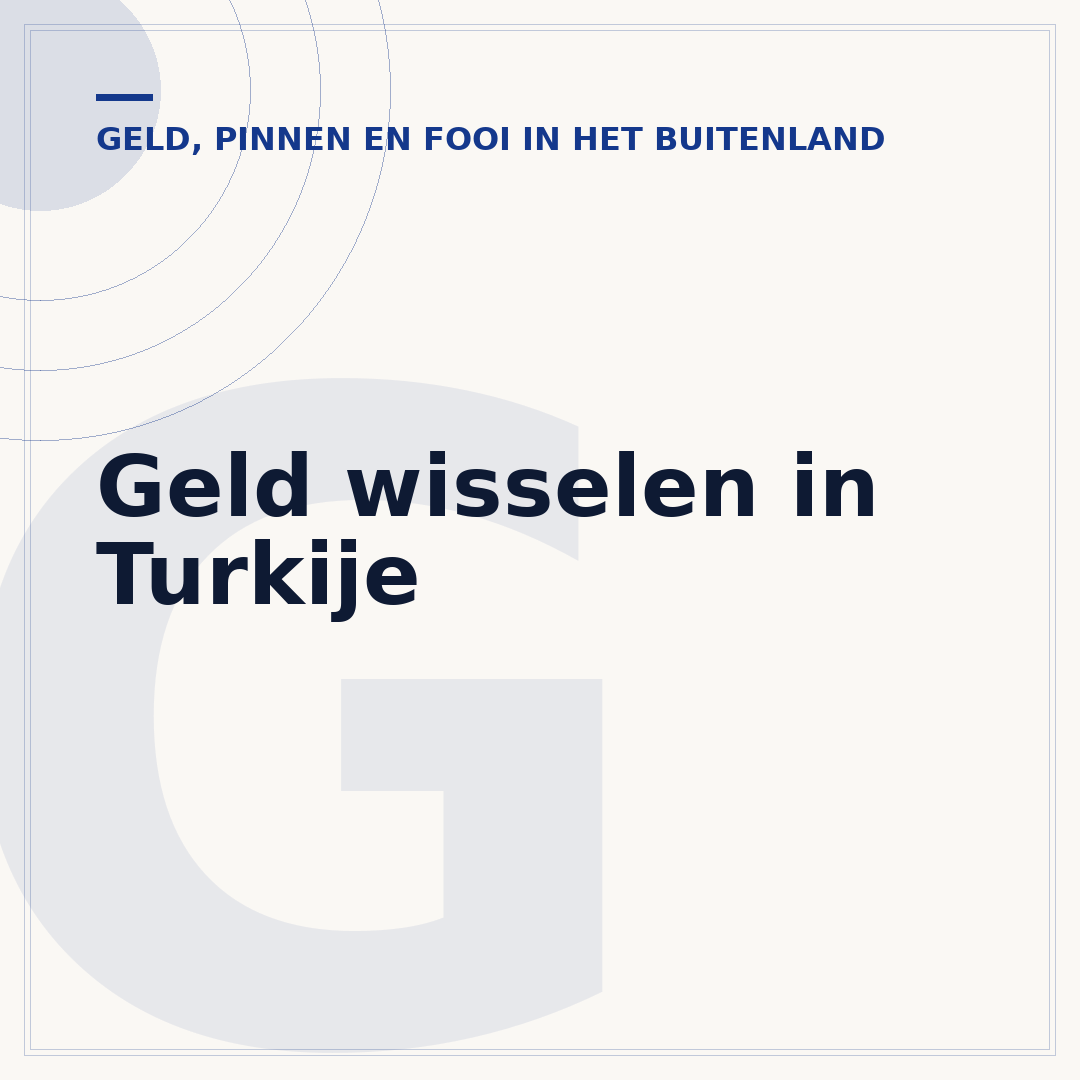 Geld wisselen in Turkije