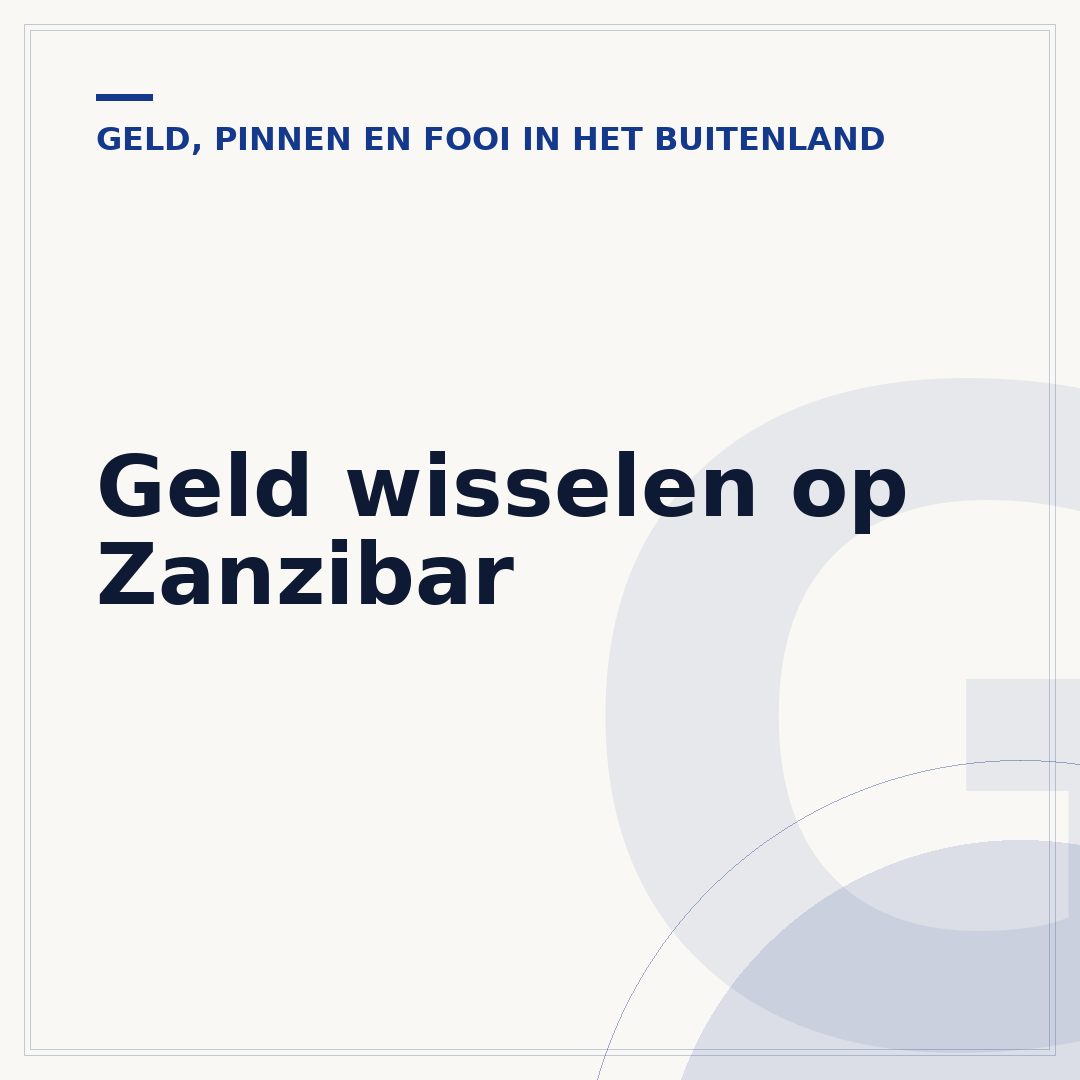 Geld wisselen op Zanzibar