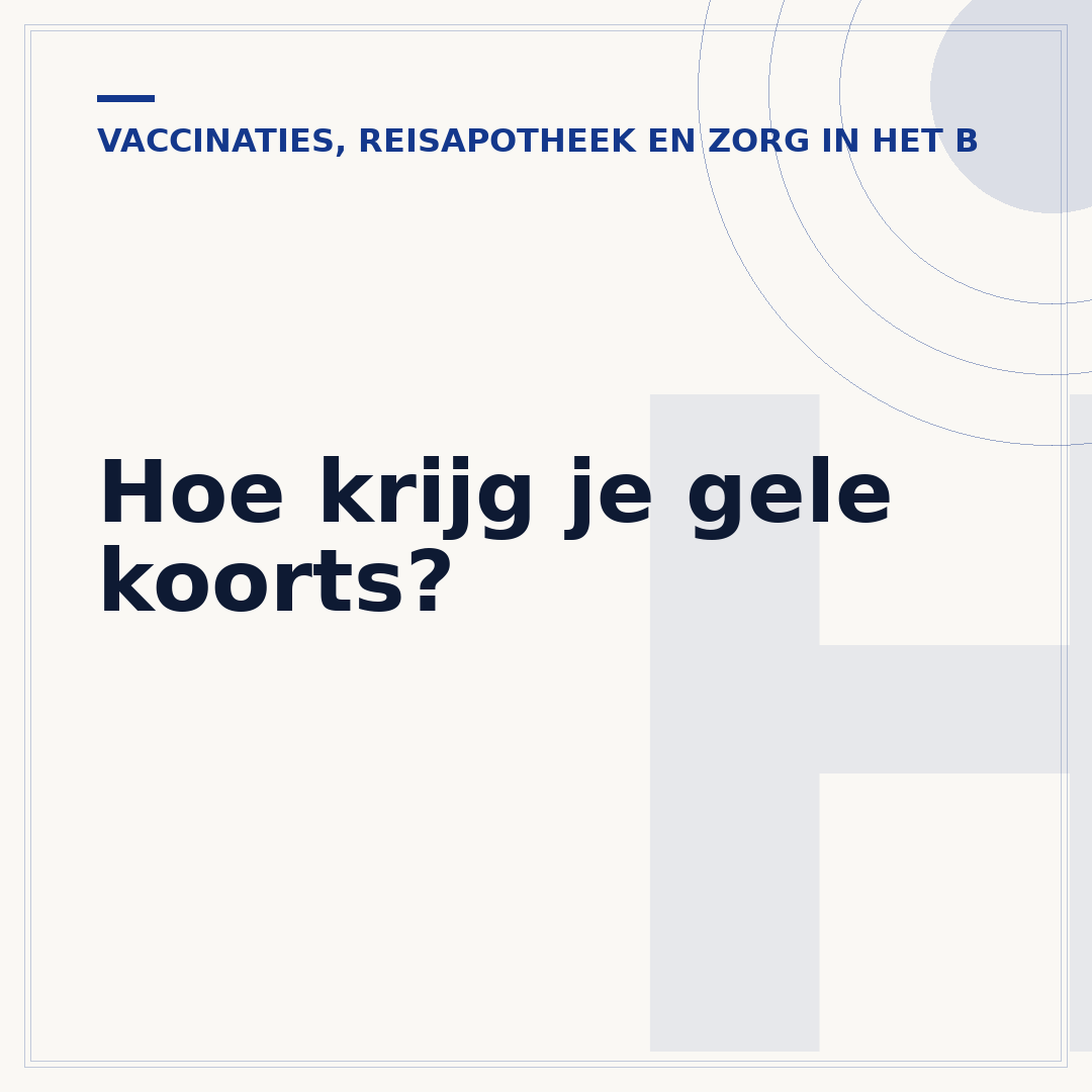 Hoe krijg je gele koorts?