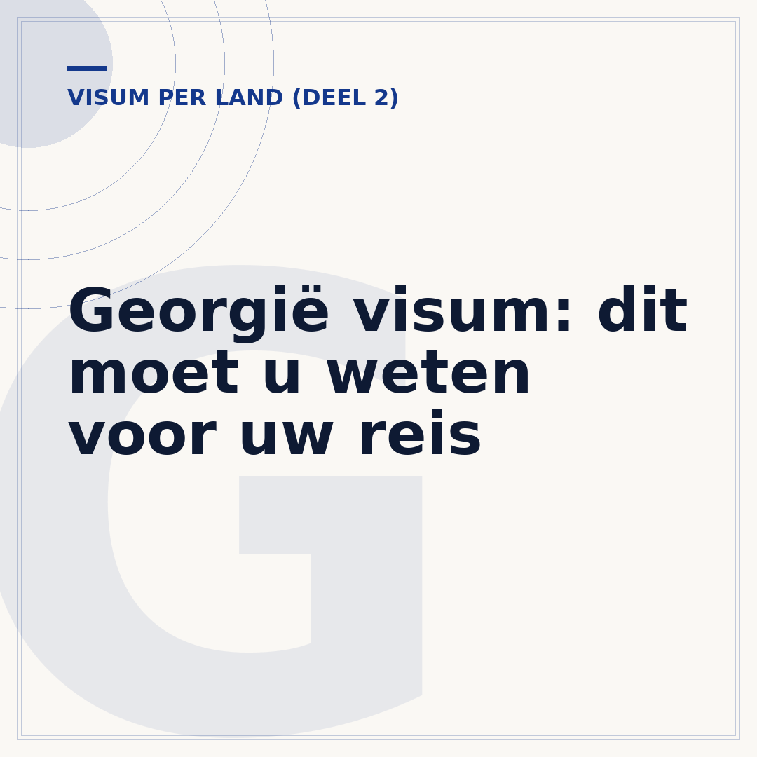 Georgië visum: dit moet u weten voor uw reis