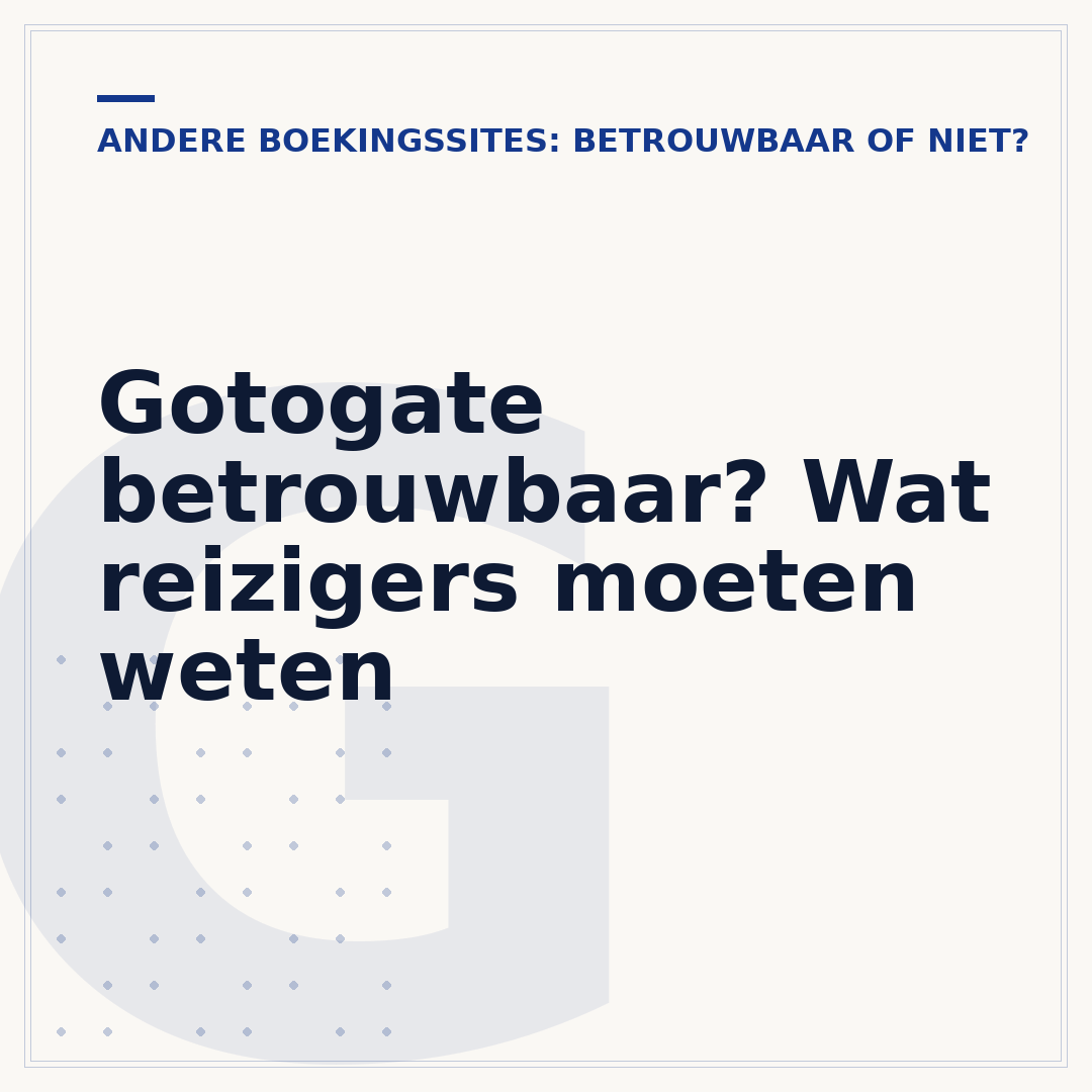 Gotogate betrouwbaar? Wat reizigers moeten weten