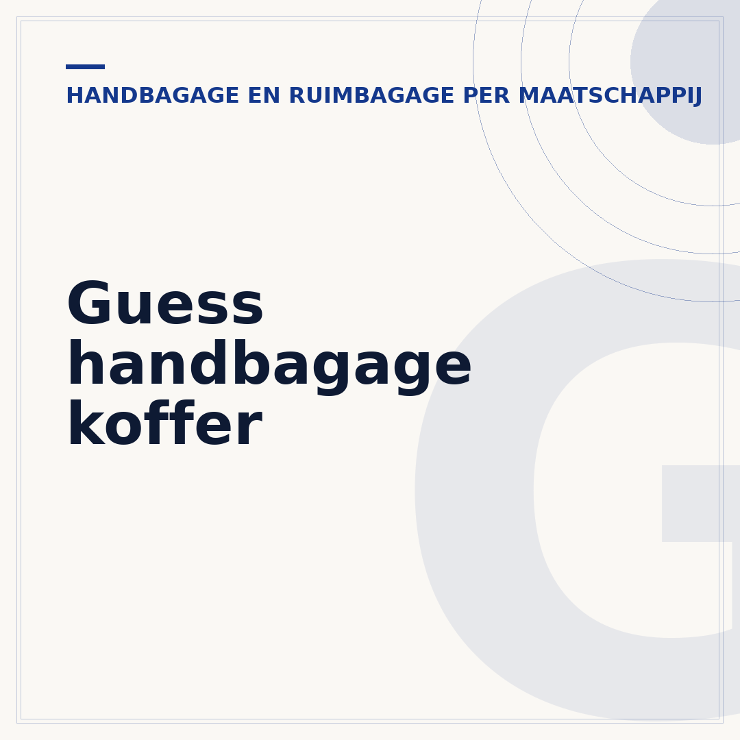 Guess handbagage koffer