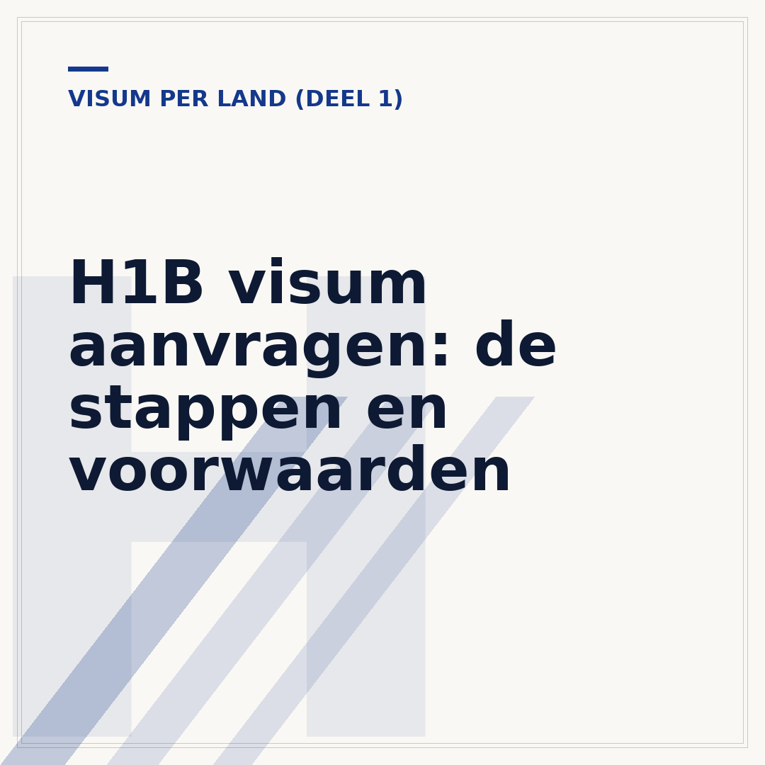 H1B visum aanvragen: de stappen en voorwaarden