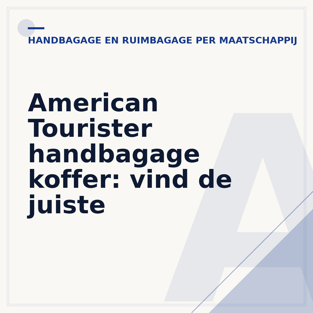 American Tourister handbagage koffer: vind de juiste
