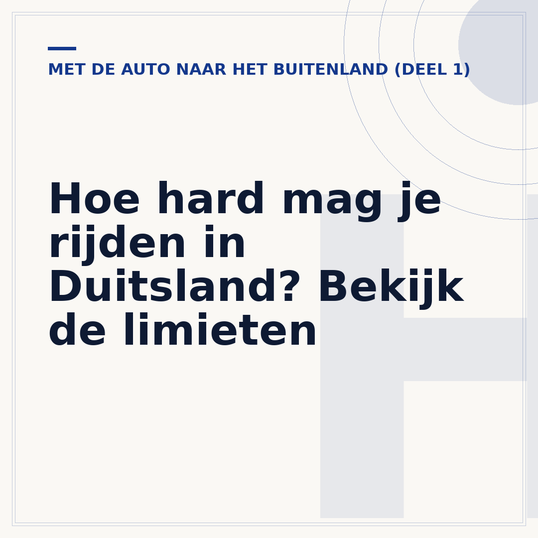 Hoe hard mag je rijden in Duitsland? Bekijk de limieten