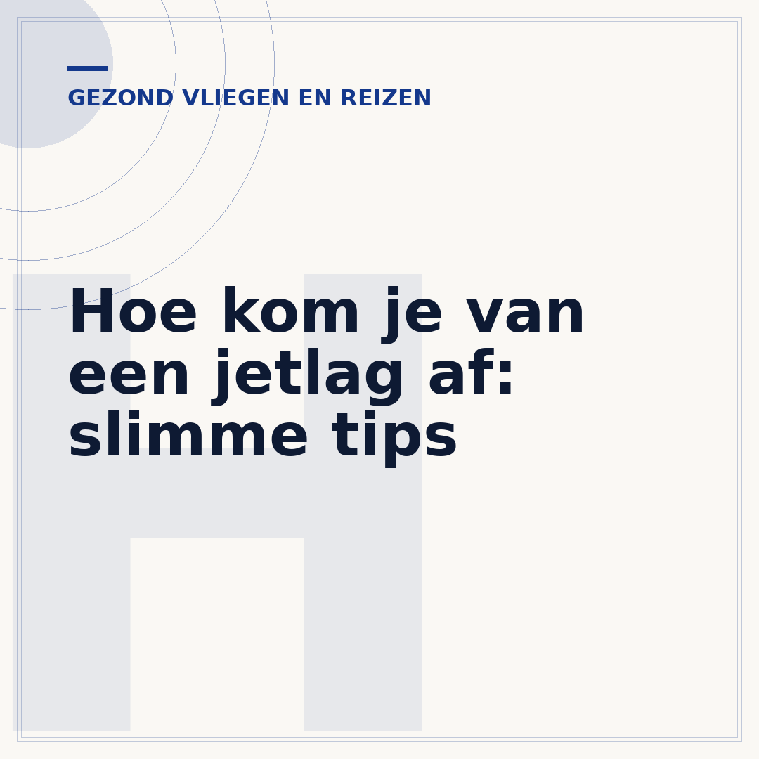 Hoe kom je van een jetlag af: slimme tips