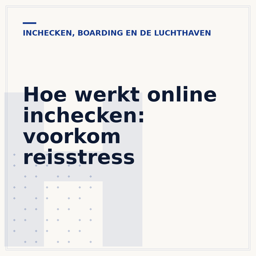 Hoe werkt online inchecken: voorkom reisstress