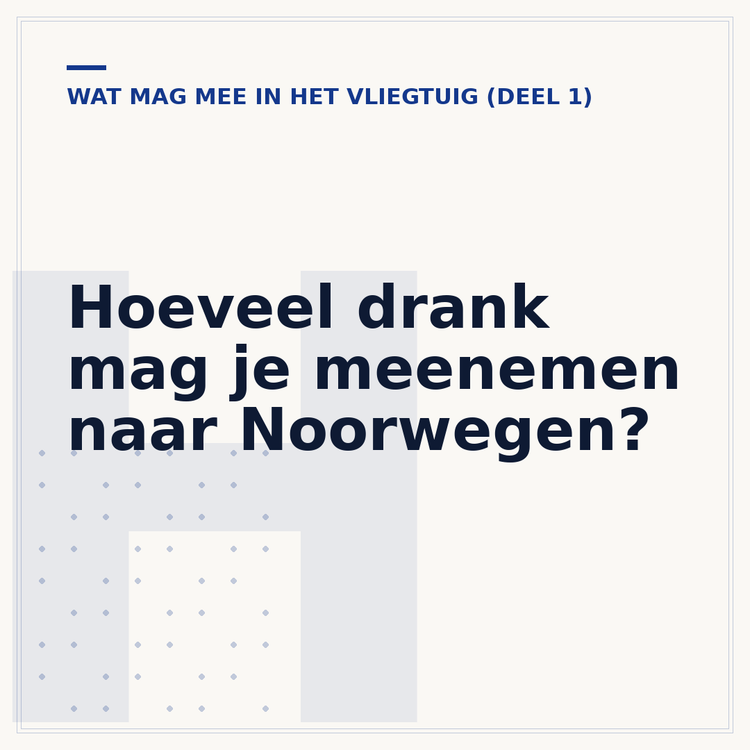 Hoeveel drank mag je meenemen naar Noorwegen?
