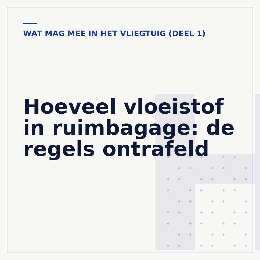 Hoeveel vloeistof in ruimbagage: de regels ontrafeld
