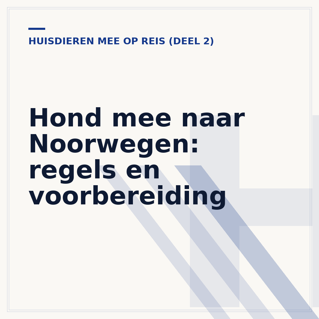 Hond mee naar Noorwegen: regels en voorbereiding