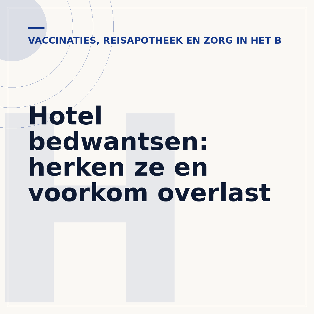 Hotel bedwantsen: herken ze en voorkom overlast