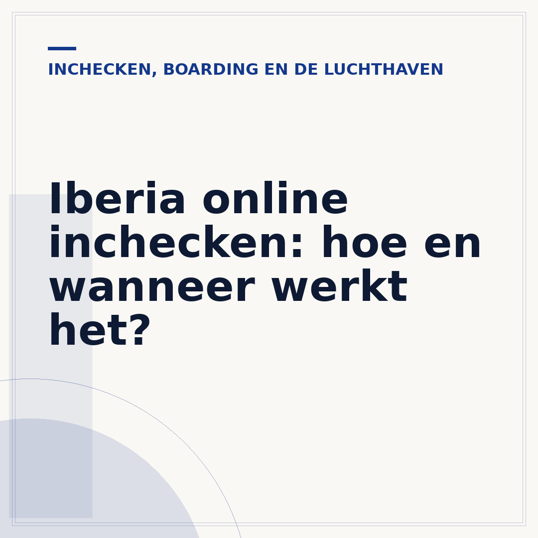 Iberia online inchecken: hoe en wanneer werkt het?