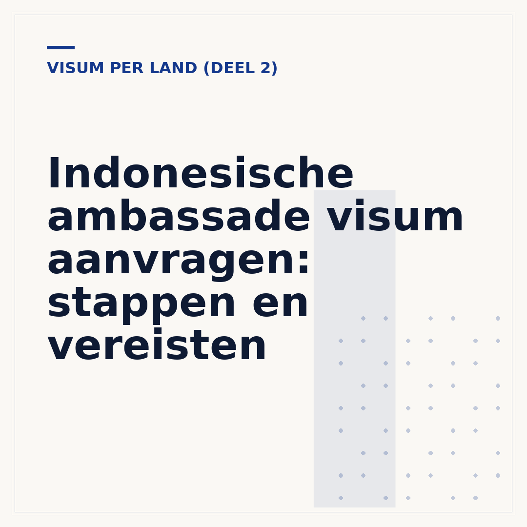 Indonesische ambassade visum aanvragen: stappen en vereisten