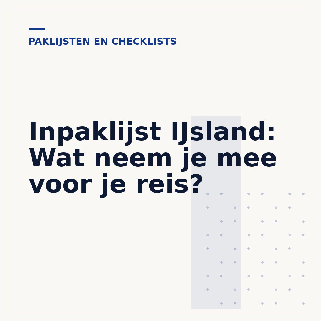 Inpaklijst IJsland: Wat neem je mee voor je reis?