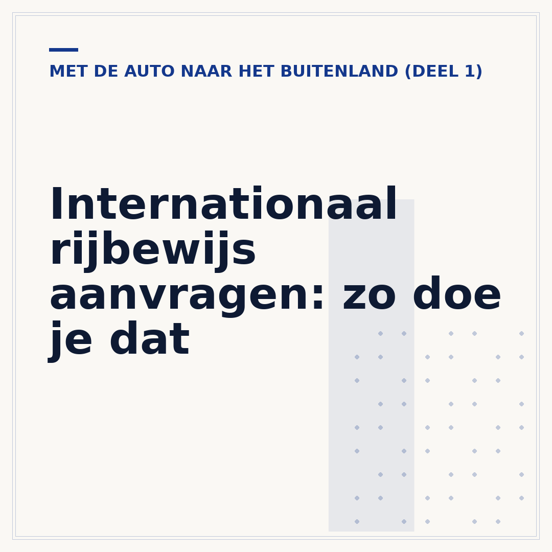 Internationaal rijbewijs aanvragen: zo doe je dat