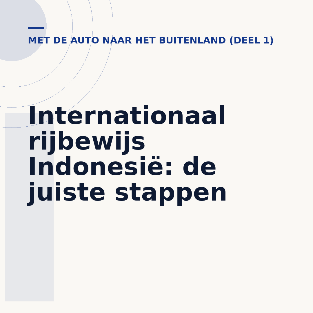 Internationaal rijbewijs Indonesië: de juiste stappen