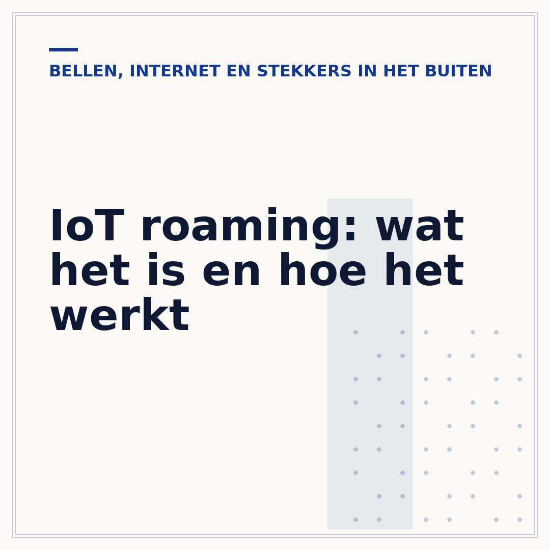 IoT roaming: wat het is en hoe het werkt