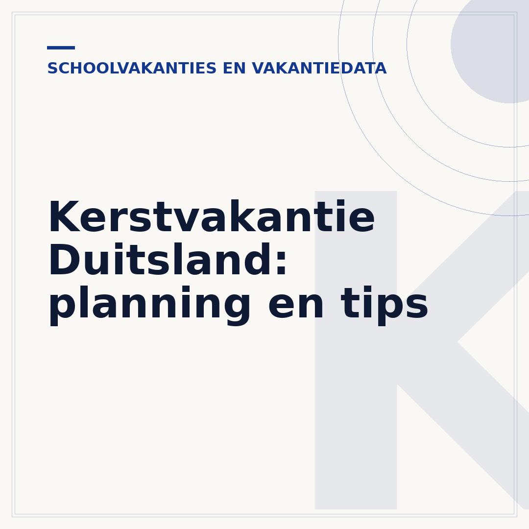 Kerstvakantie Duitsland: planning en tips
