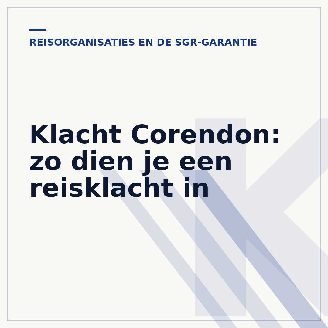 Klacht Corendon: zo dien je een reisklacht in