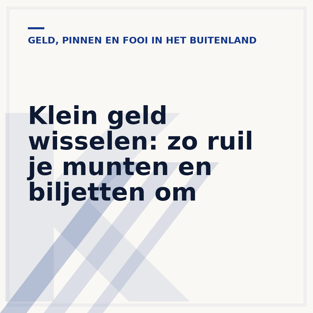 Klein geld wisselen: zo ruil je munten en biljetten om
