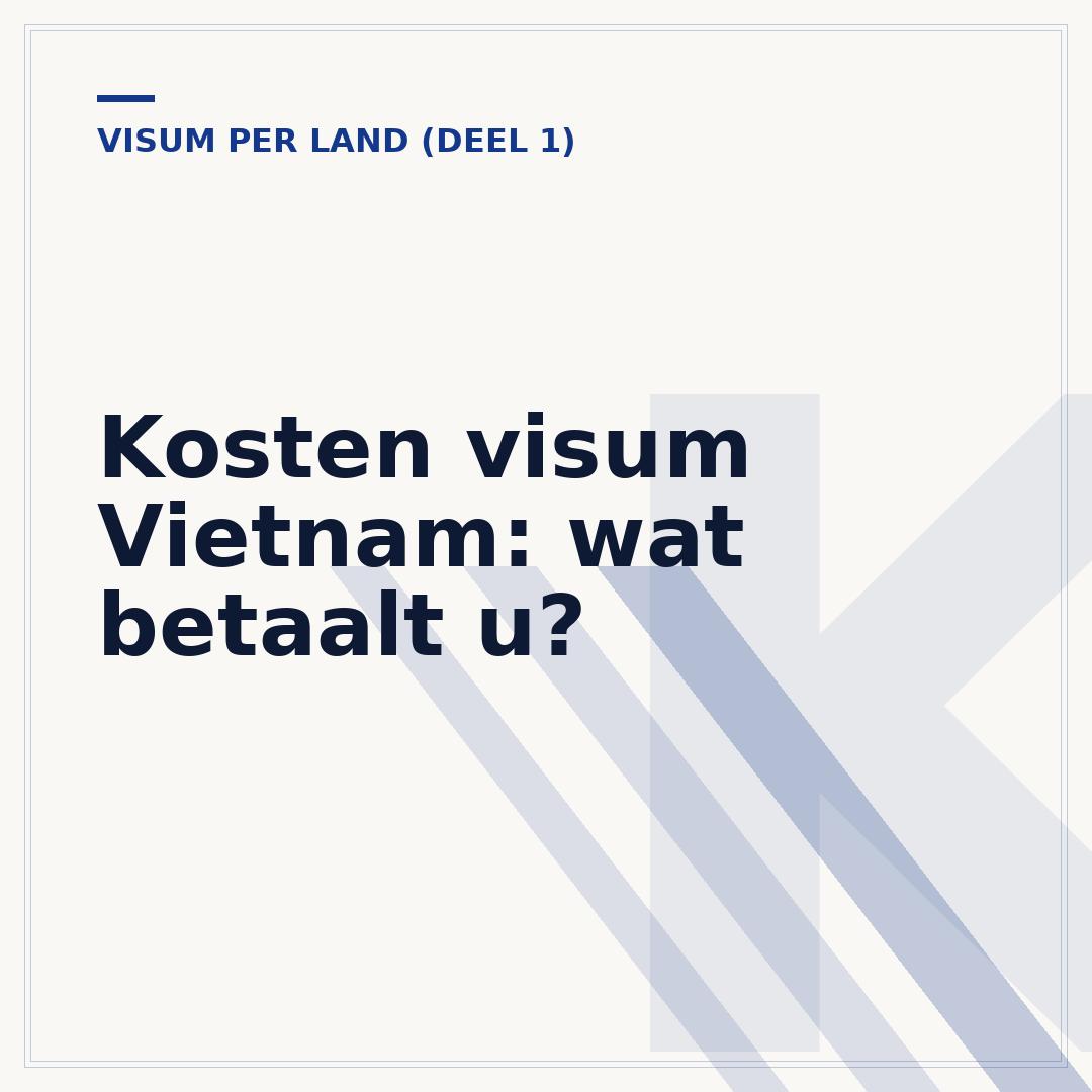 Kosten visum Vietnam: wat betaalt u?