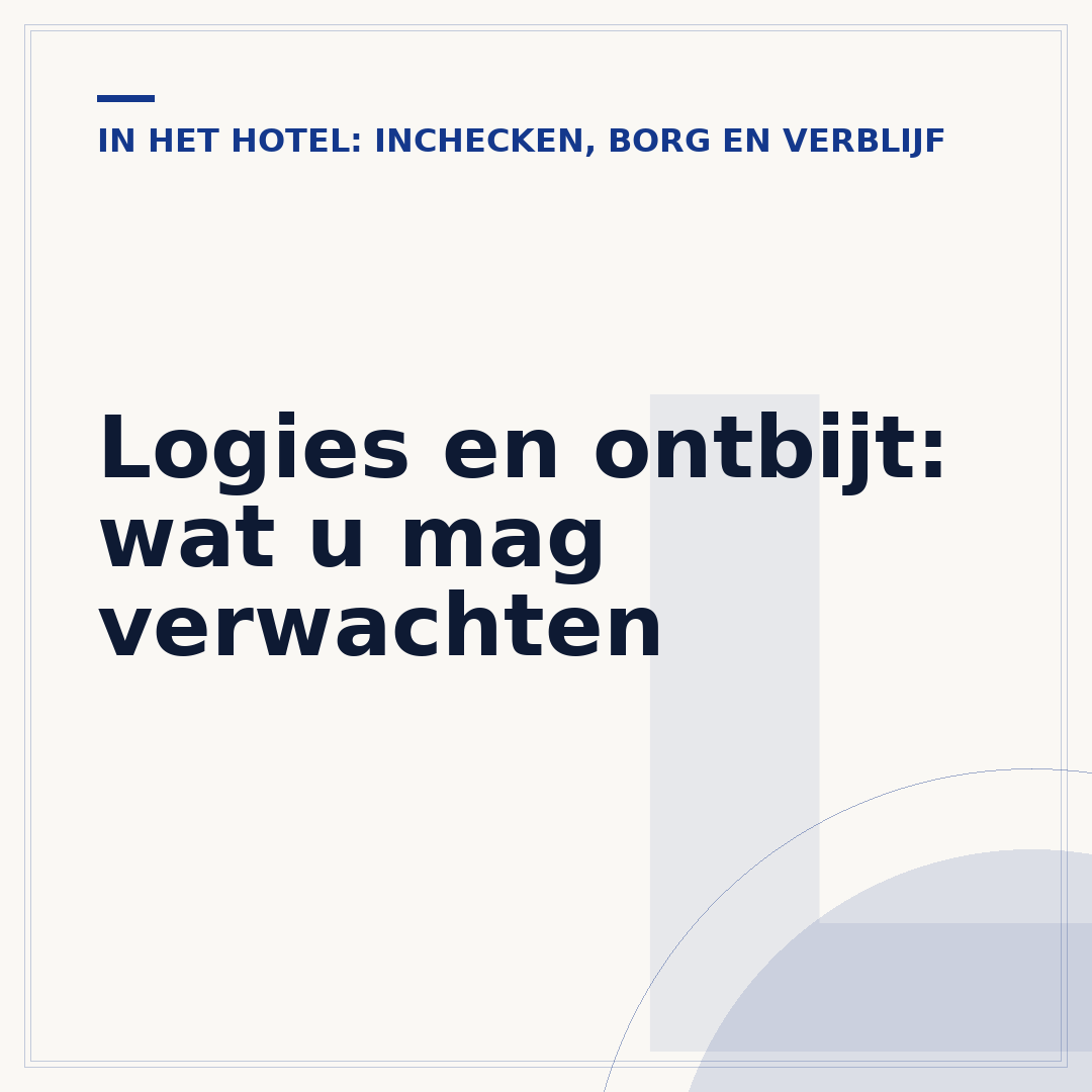Logies en ontbijt: wat u mag verwachten