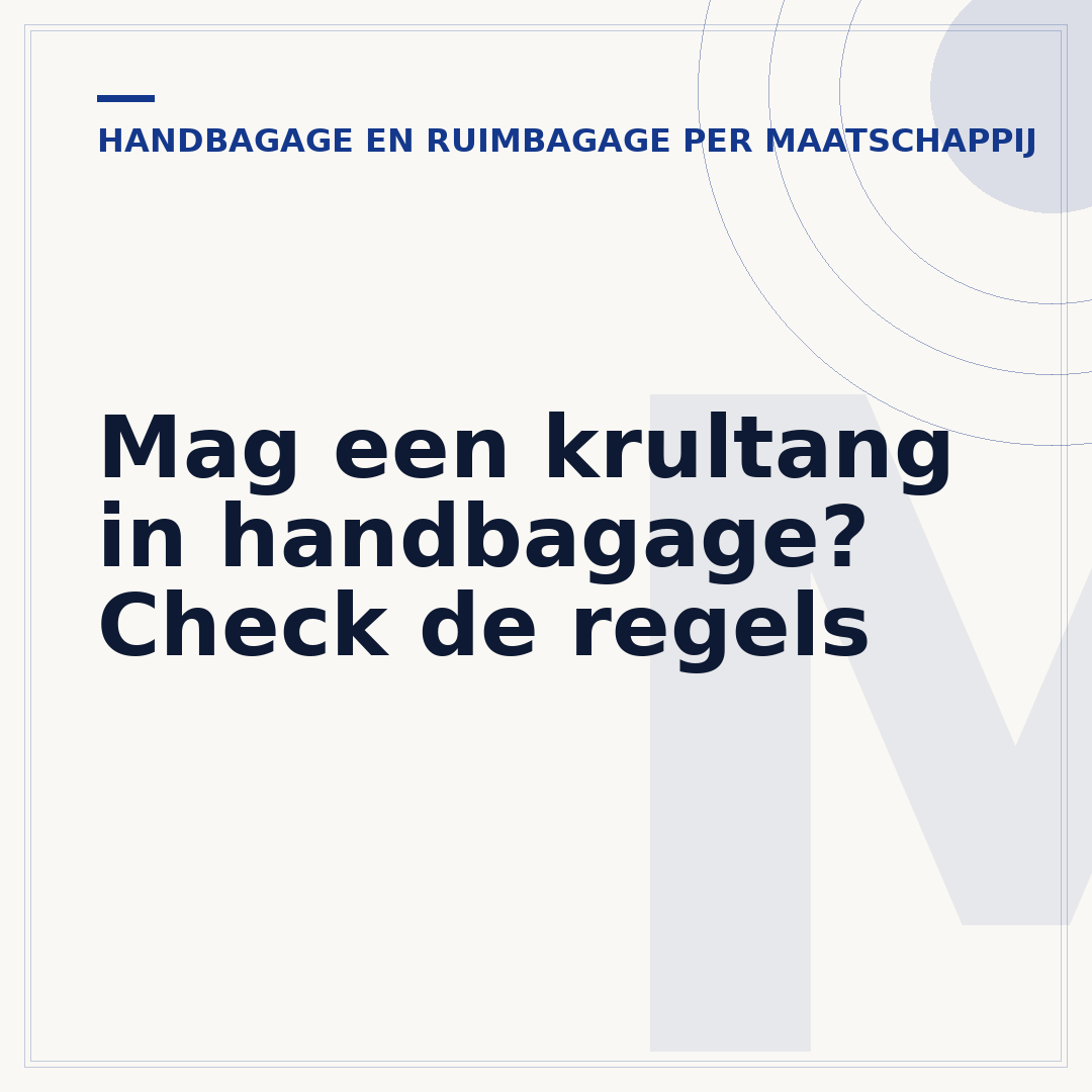 Mag een krultang in handbagage? Check de regels