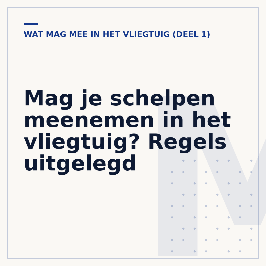 Mag je schelpen meenemen in het vliegtuig? Regels uitgelegd