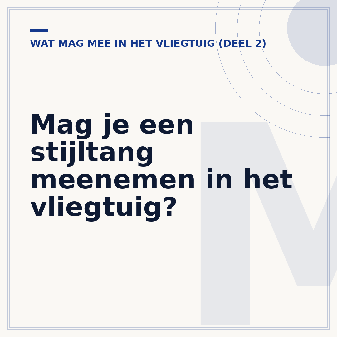 Mag je een stijltang meenemen in het vliegtuig?