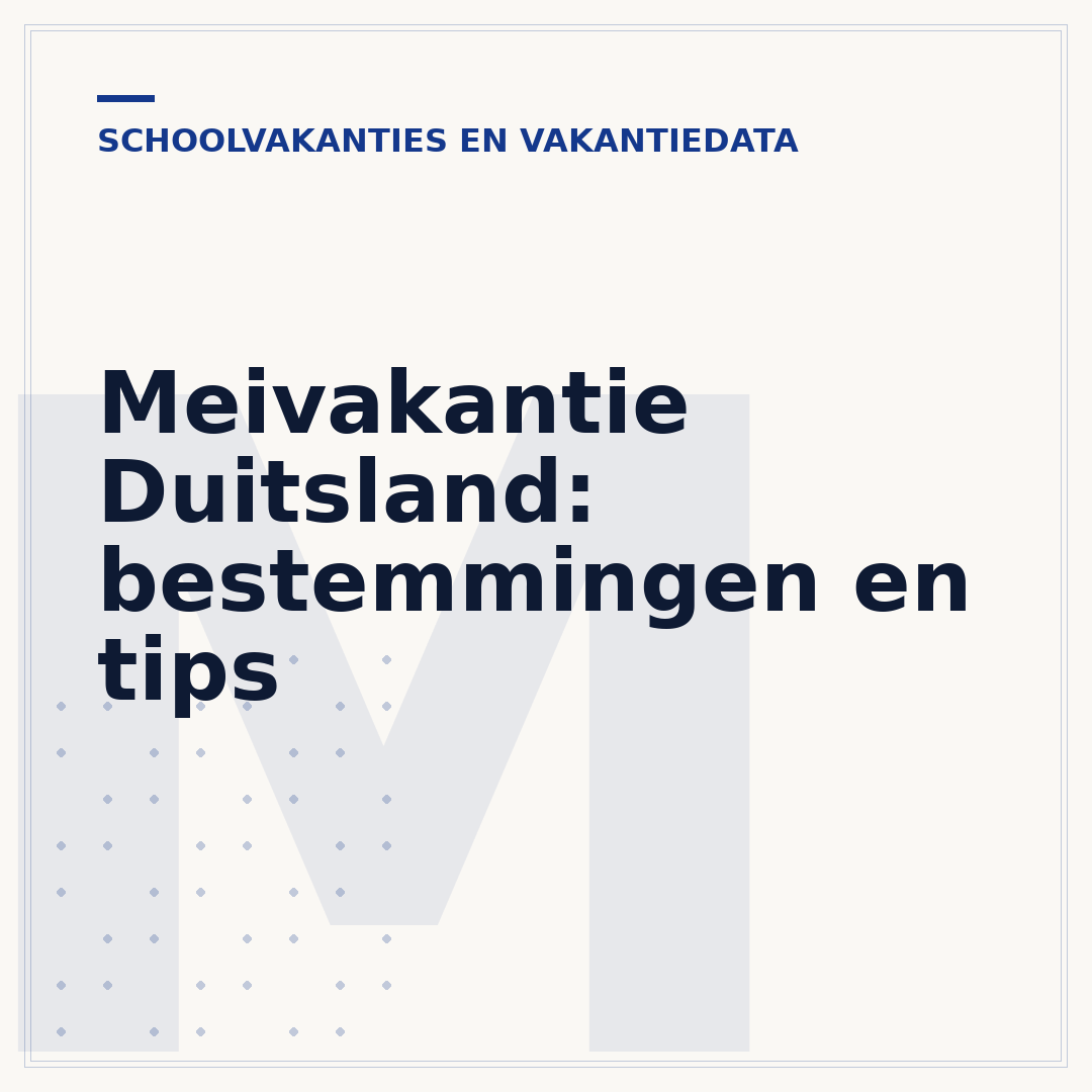 Meivakantie Duitsland: bestemmingen en tips