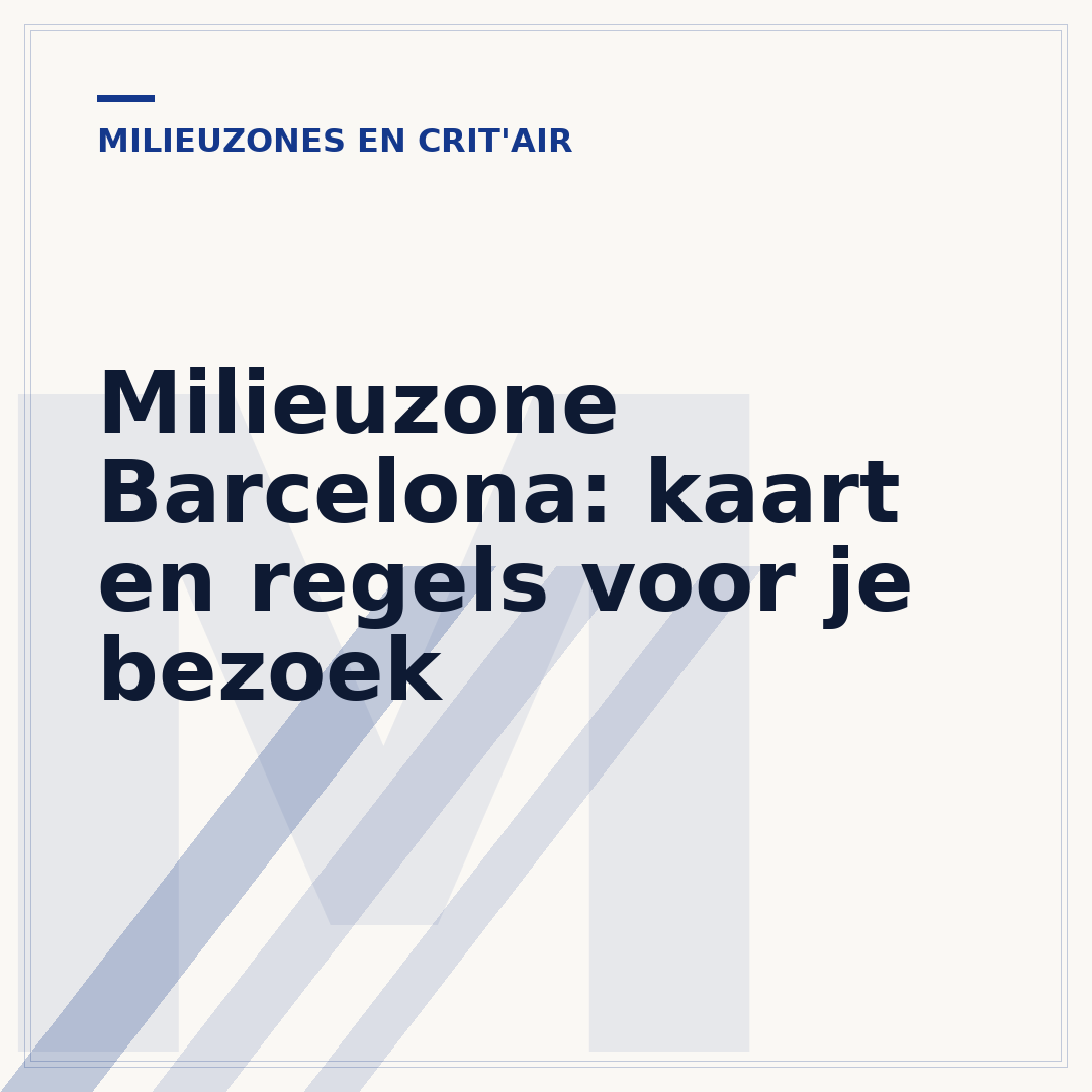 Milieuzone Barcelona: kaart en regels voor je bezoek