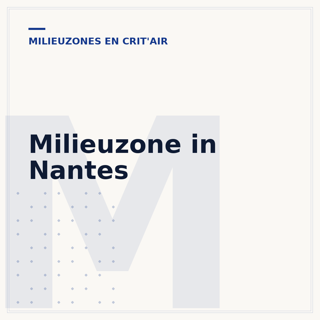 Milieuzone in Nantes