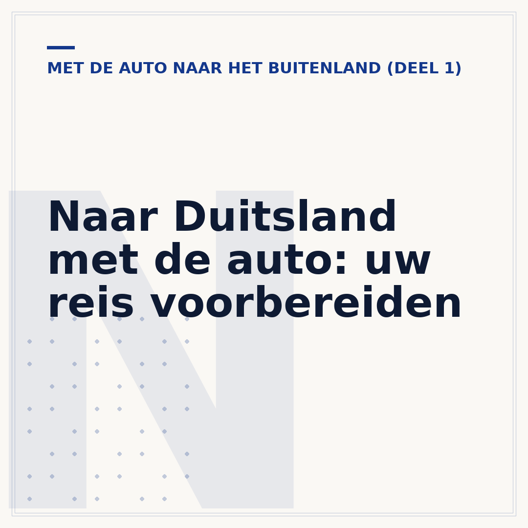 Naar Duitsland met de auto: uw reis voorbereiden