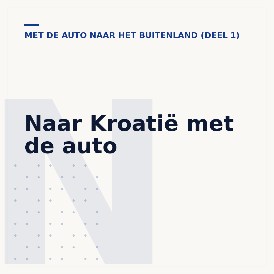 Naar Kroatië met de auto