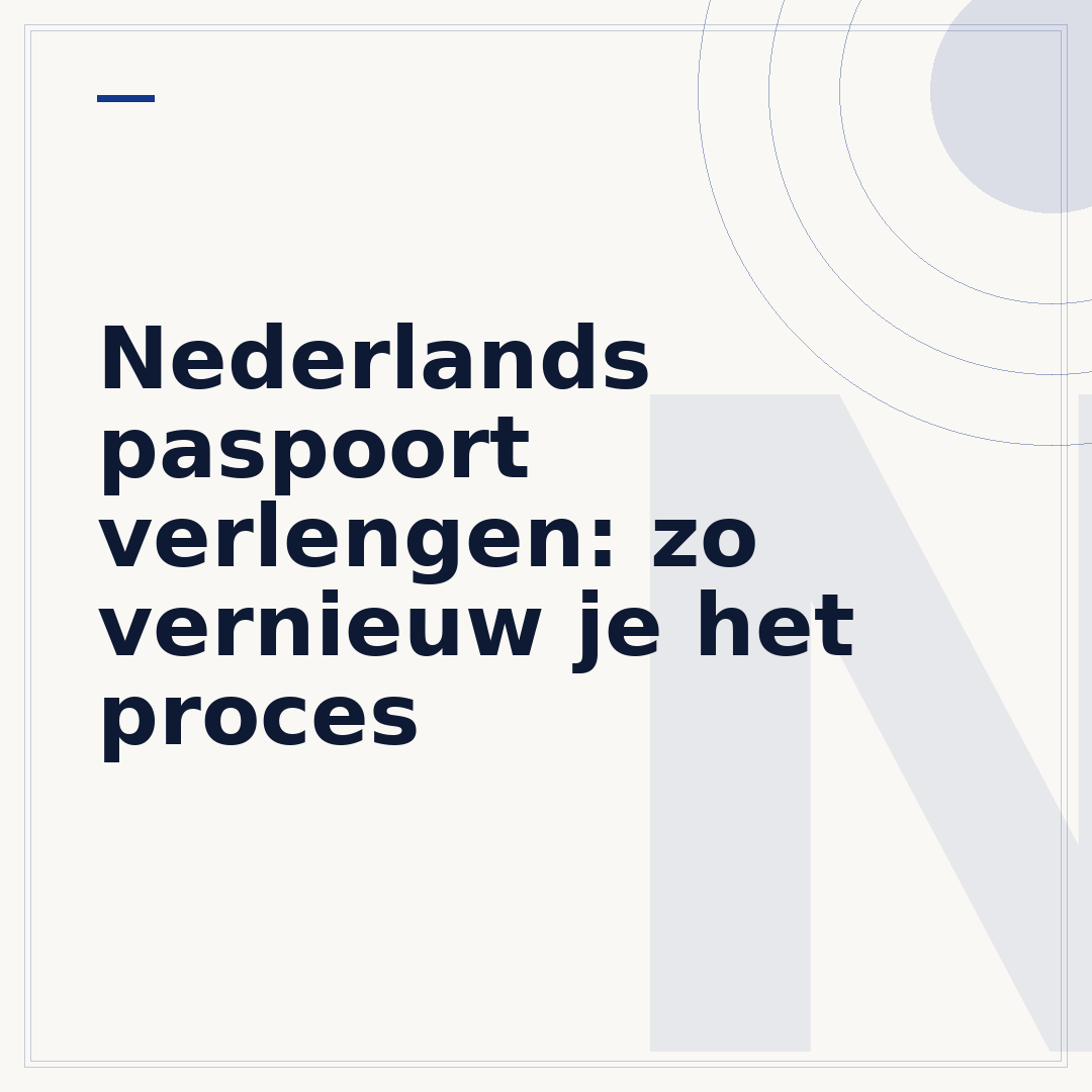 Nederlands paspoort verlengen: zo vernieuw je het proces